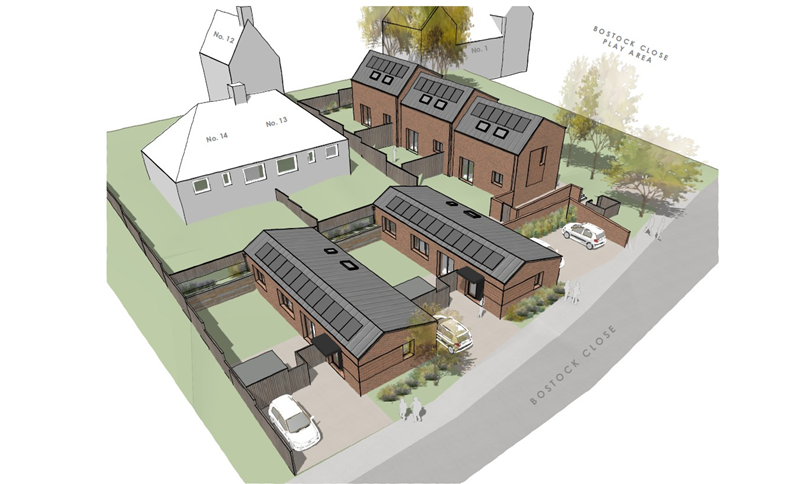 Woodman Close - Aerial View